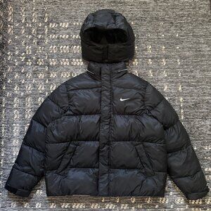 Nike Life Therma-FIT Men's Puffer Jacket Coat Black DQ4920-010 Men's Large